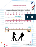 How To Add Negative Numbers: Start Finish