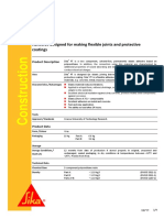 Sika® PT: Adhesive Designed For Making Flexible Joints and Protective Coatings