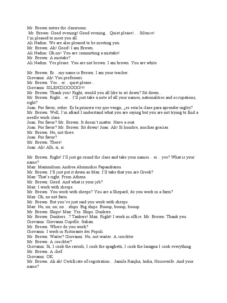 Mind Your Langauge Text Skript1 | PDF | Language Arts & Discipline