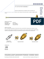 Proinert Pneumatic Actuator Assembly