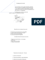 Tronadura Precorte, Buffer y Produccion