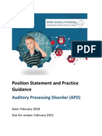 BSA (2018) Position Statement and Practice Guidance APD.pdf