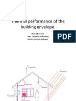 Thermal performance building envelope insulation materials U-values
