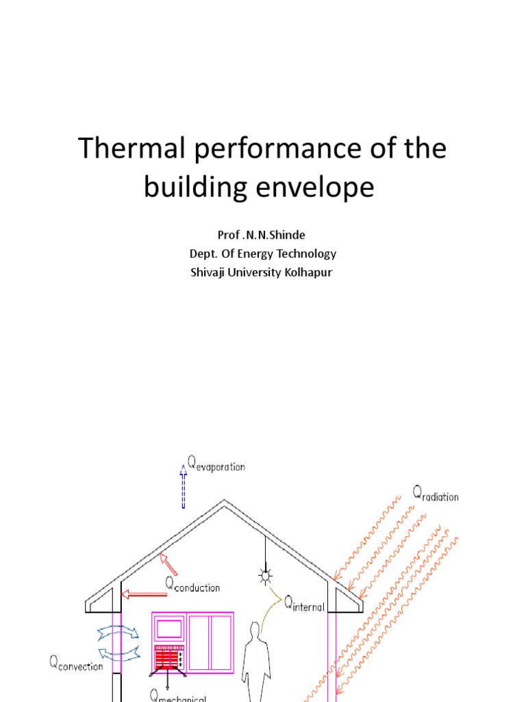 Thermal Performance of The Building Envelope | PDF | Science & Mathematics