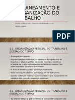 1.planeamento e Organização Do Trabalho