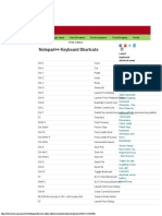 65 Keyboard Shortcuts For Notepad++