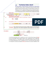 Technical Data Sheet: Procedure API 11A4.1