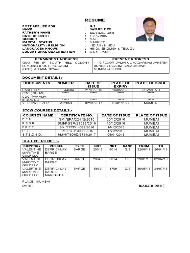 resume-permanent-address-present-address-pdf