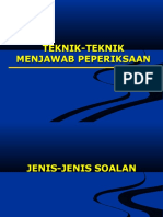 Teknik-Teknik Menjawab Peperiksaan