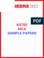 KI I TEE MCA Sample Papers