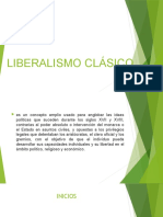 LIBERALISMO CLASICO (PRESENTACION PowerPoint)