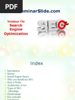 Seminar On Search Engine Optimization