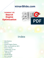 Seminar On Search Engine Optimization