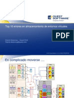 Top 10 Errores en Almacenamiento de Entornos Virtuales