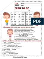 To Be - Worksheets