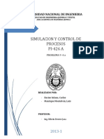 Simulación y control de procesos PI-426 A - Problema 9.4