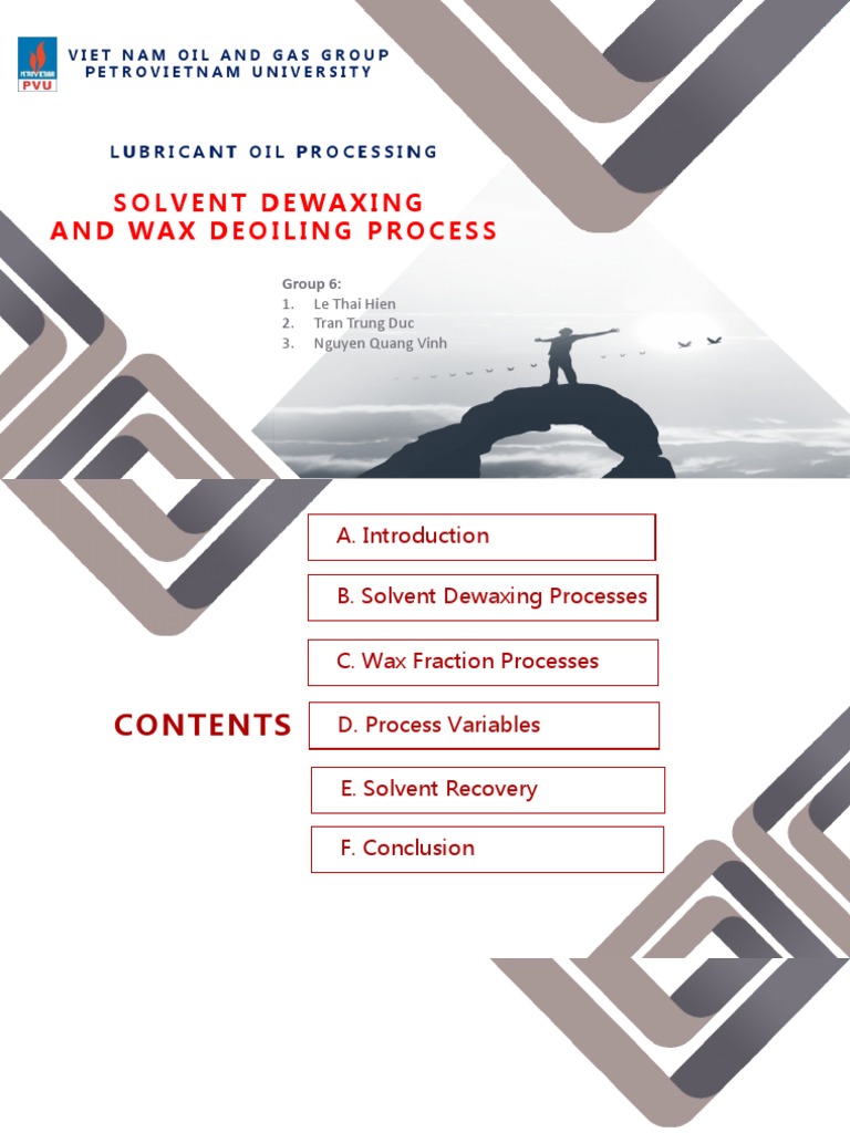 Solvent Dewaxing Group 6 Pdf Wax Evaporation