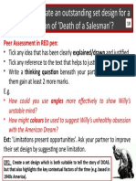 How Can We Create An Outstanding Set Design For A Production of Death of A Salesman'?