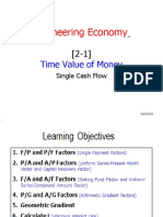 [2-1] Time Value of Money - Single Cash Flow.ppt