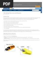 Calculating Fiber Loss and Distance