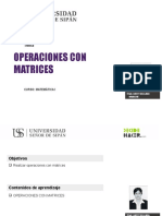 Operaciones Con Matrices PDF