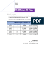 Cronograma de TAVs PDF