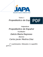 Tarea 1 propeutico de español