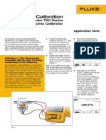 Transmitter Calibration: With The Fluke 750 Series Documenting Process Calibrator