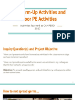 New Warm-Up Activities and Indoor Pe Activities PDF