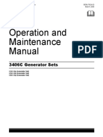 Operation and Maintenance Manual: 3406C Generator Sets