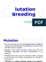 Mutation Breeding: DR Devinder K Mehta