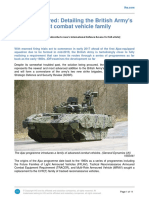 Ajax Uncovered: Detailing The British Army's Latest Combat Vehicle Family