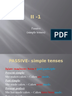 Passive Simple Tenses Guide