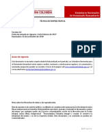 Estandar Nacional Despeje Manual PDF