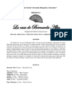 Presentación LA CASA DE BERNARDA ALBA PDF
