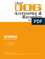 Accessories & Recorders: Suggested Retail