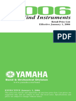 Wind Instruments: Retail Price List Effective January 1, 2006