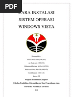 Download Cara Instalasi Sistem Operasi Windows Vista by Muhammad Fakhrul Arifin SN45737726 doc pdf