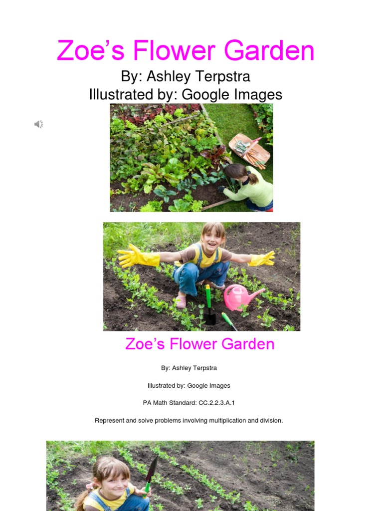 Zoes Flower Garden 2 PDF Horticulture And Gardening Agriculture