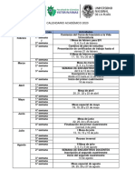 Calendario Academico 2020 PDF