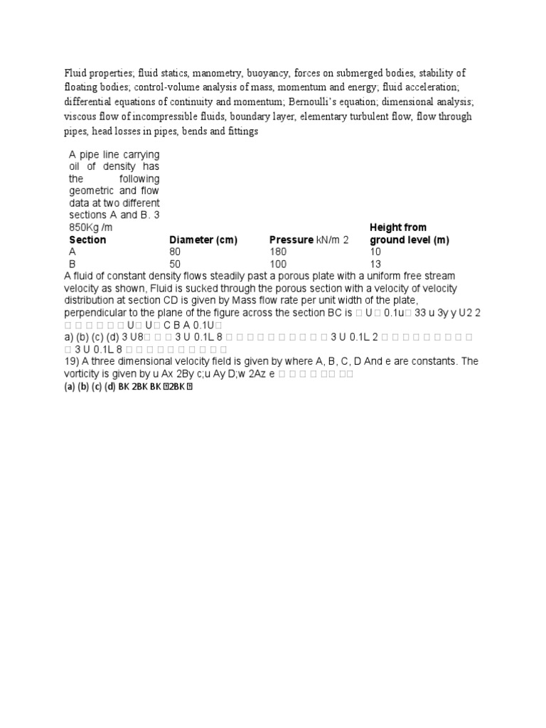 Fluid Dynamics and Flow Analysis | PDF