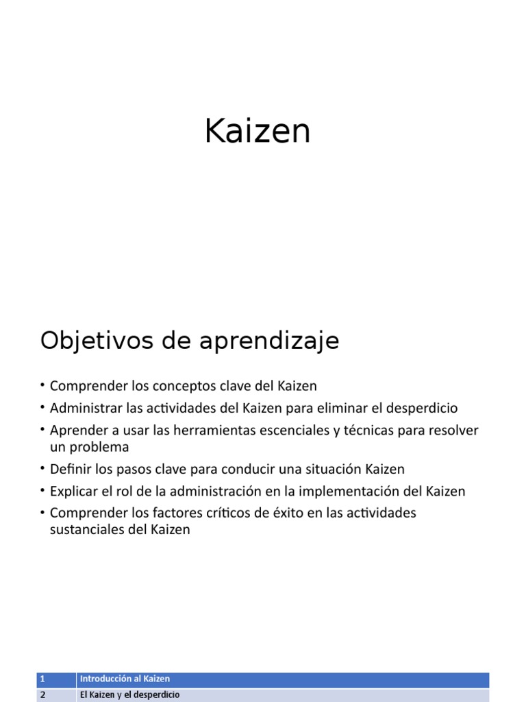 Guía Completa sobre Kaizen y Mejora Continua | PDF | Innovación | Business