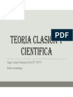 Teoria Clasica y Cientifica