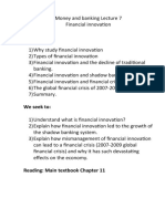 Money and Banking Lecture 7