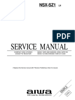 Service Manual: Nsx-Sz1