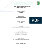 Investigacion # 2.3 Espejos y Lentes