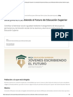 Beca Jóvenes Escribiendo El Futuro de Educación Superior - Coordinación Nacional de Becas para El Bienestar Benito Juárez - Gobierno - Gob