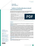 2016, Prevalence of Self-Medication in Brazil