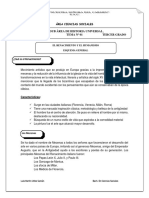 3 - El Renacimiento y El Humanismo - Esquema General