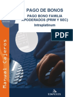 Manual Cajero - Pago Bono Familia A Apoderados Intraplatinum V 1.3